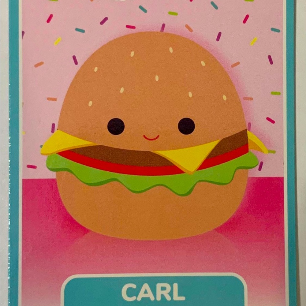 Carl Squishmallow trading card